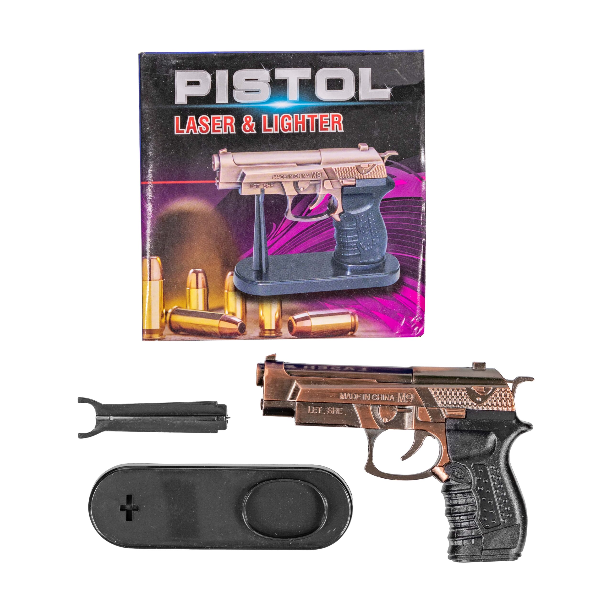 Pistolet zazhigalka Laser & lighter M 9 3