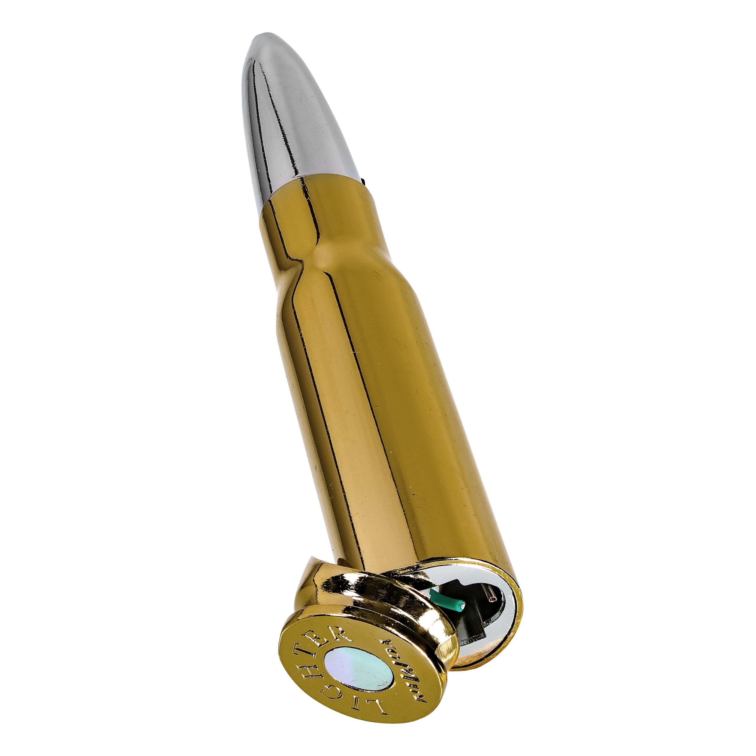 Zazhigalka Patron .308 Win p'ezo + lazernaya ukazka (cvet: zoloto) 3