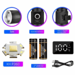 Fonar' svetodiodnyj Molniya YYC-6308-R360-36LED 9