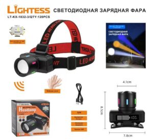 Svetodiodnaya zaryadnaya fara LIGHTESS LT-KX-1832-3