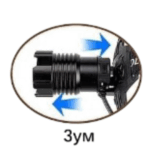Fonarik nalobnyj svetodiodnyj Lightess T116-PM30-TG 8