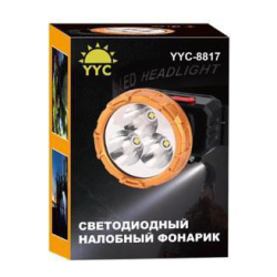 Fonar' nalobnyj svetodiodnyj YYC-8817-3LED 3