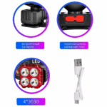 Fonar' nalobnyj svetodiodnyj YYC-8816-4LED 3