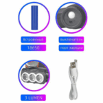 Fonar' nalobnyj svetodiodnyj YYC-8805-3 Lumen 6