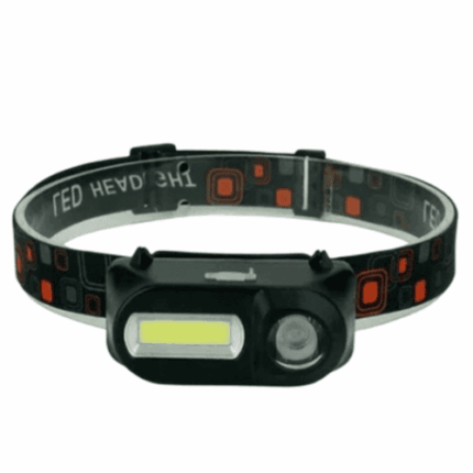 Фонарь налобный аккумуляторный KX-1804 XPE + COB