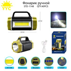Fonarik ruchnoj YYC-STD-1148 3W+COB 11