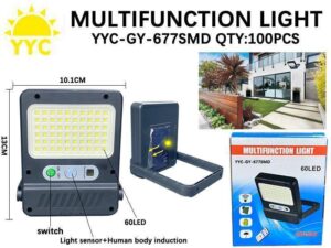 Prozhektor-svetil'nik YYC-GY-677 SMD s datchikom dvizheniya 1