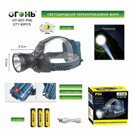 Fonar' nalobnyj svetodiodnyj HT-807-P90