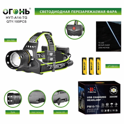 Fonar' nalobnyj svetodiodnyj HYT-A14-TG