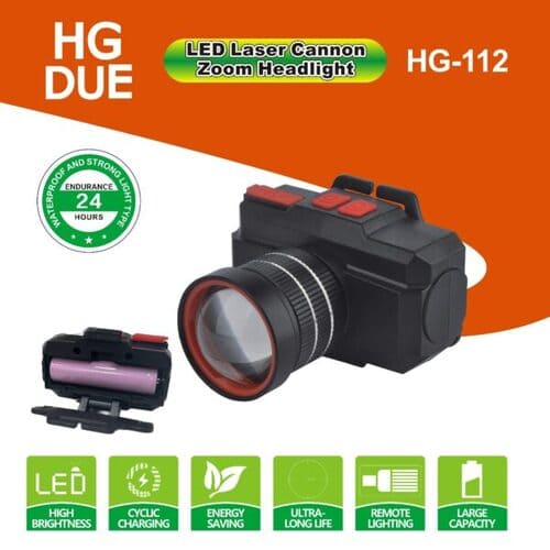 fonar-nalobnyj-mnogofunkcionalnyj-hg-112 Фонарь налобный HG-112 светодиодный