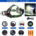 Фонарь налобный HT-T1008-PM60-TG светодиодный