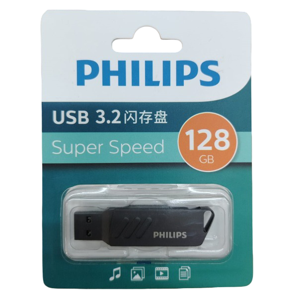 PHILIPS-128-GB-TAPE-C-1100p Флешка Philips 128 GB TAPE-C-USB 3.2 — изображение 1