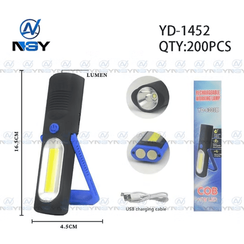 fonar-ruchnoj-ngy-yd-1452-5w-cob-kempingovyj Фонарь ручной NGY YD-1452 5W+COB кемпинговый