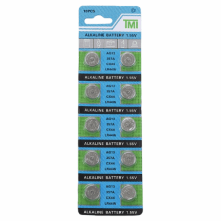 Батарейка TMI AG13, 357A, CX44, LR44W, 1.55V