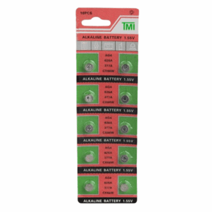 Батарейка TMI AG4, 626A, 377A, CX66W, 1.55V